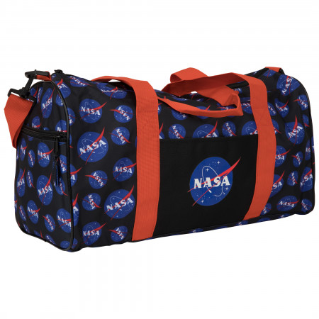 Nasa Logo All Over Print Duffle Bag